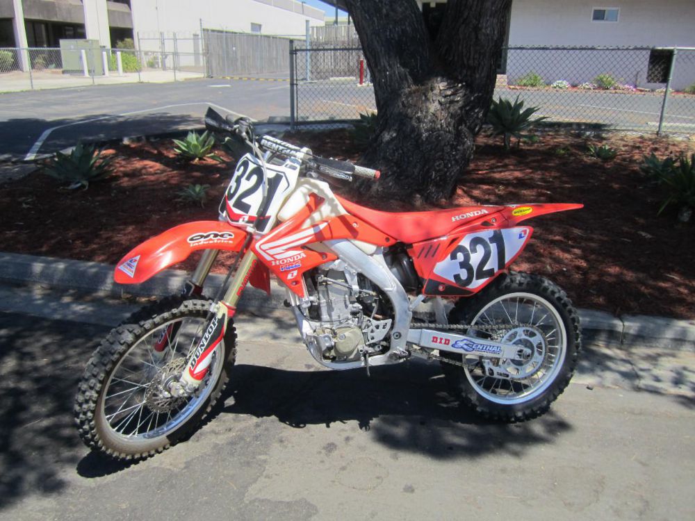 2008 honda crf 450r  dirt bike 